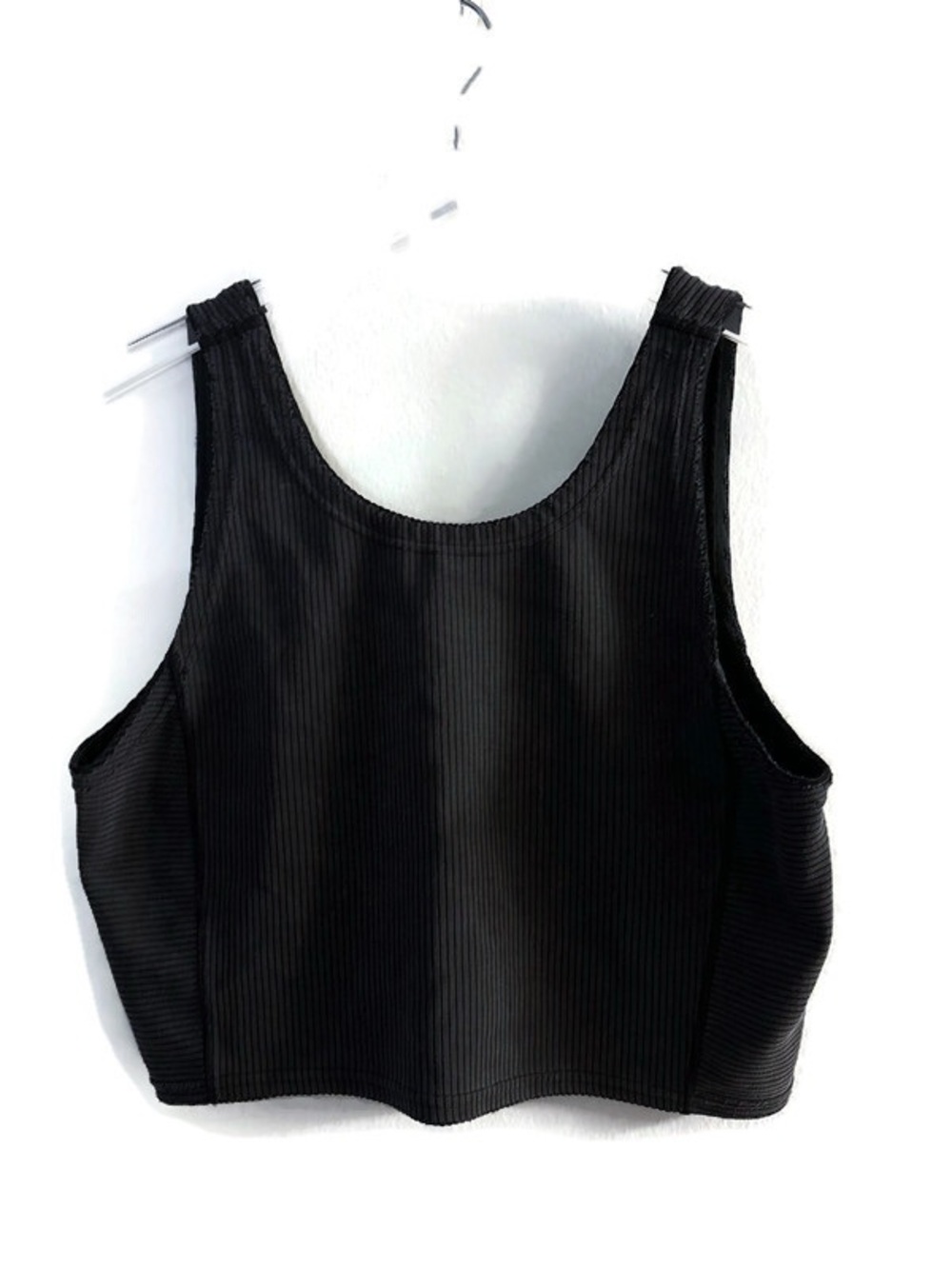 Lululemon Black ribbed top size 12